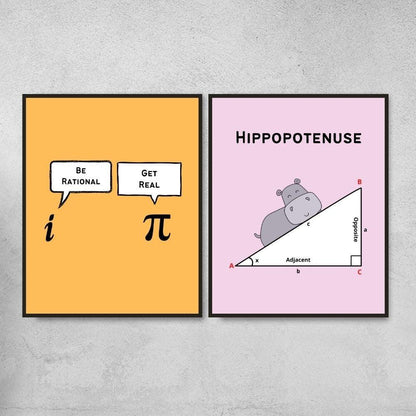 Funny Posters for Math Classroom Decor