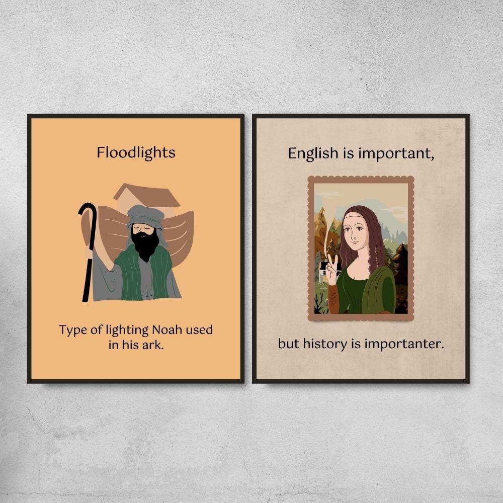 Funny Posters for History Classroom Decor