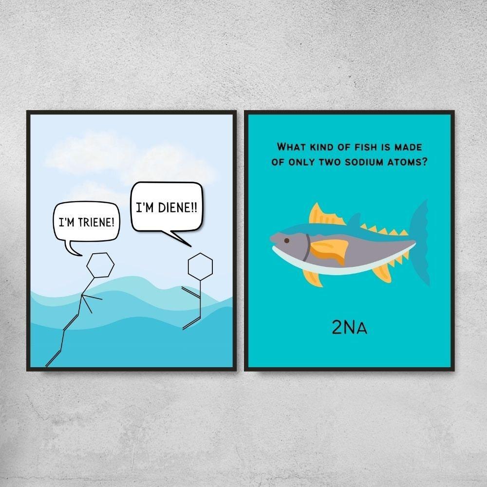 Funny chemistry classroom posters and teacher gifts - Vol.1