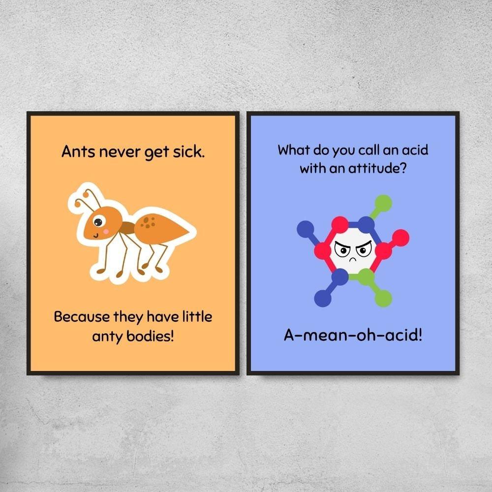 Funny Posters for Biology Classroom Decor