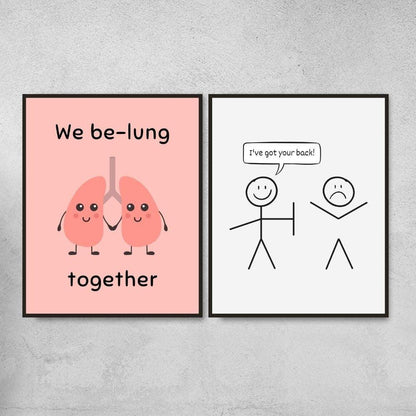 Funny Posters for Biology Classroom Decor