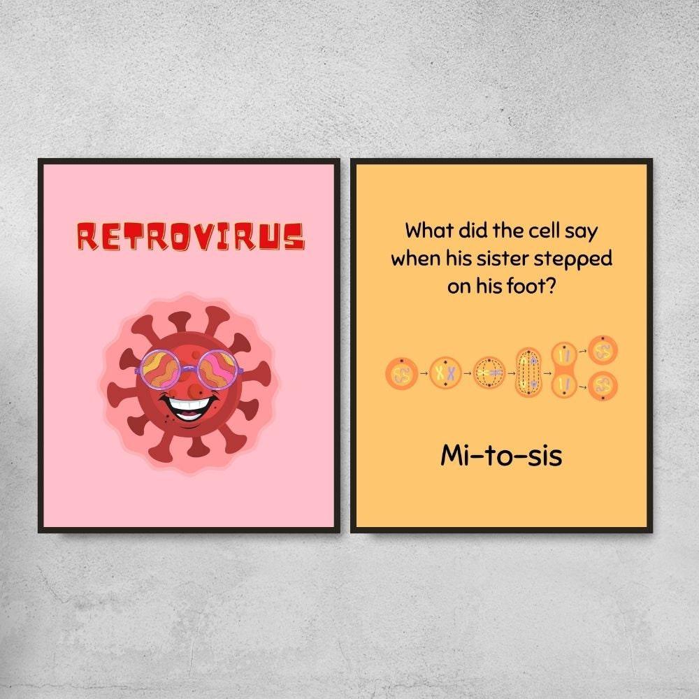 Funny Posters for Biology Classroom Decor