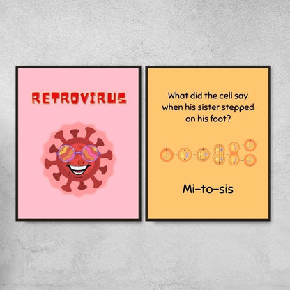 Funny Posters for Biology Classroom Decor