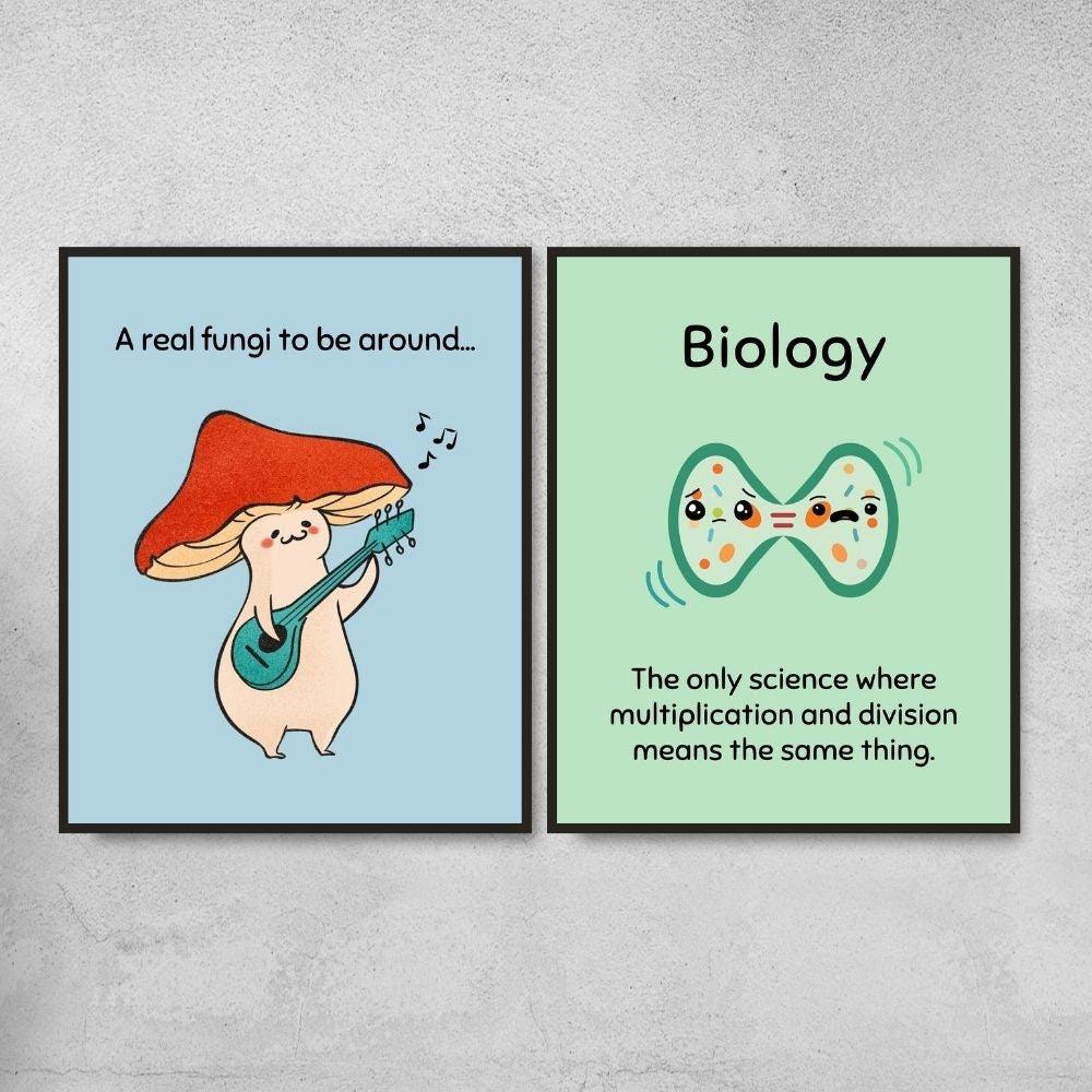 Funny Posters for Biology Classroom Decor