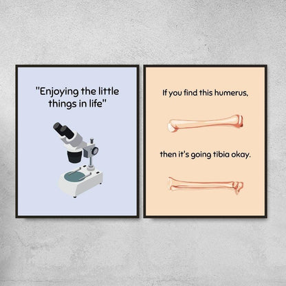 Funny Posters for Biology Classroom Decor